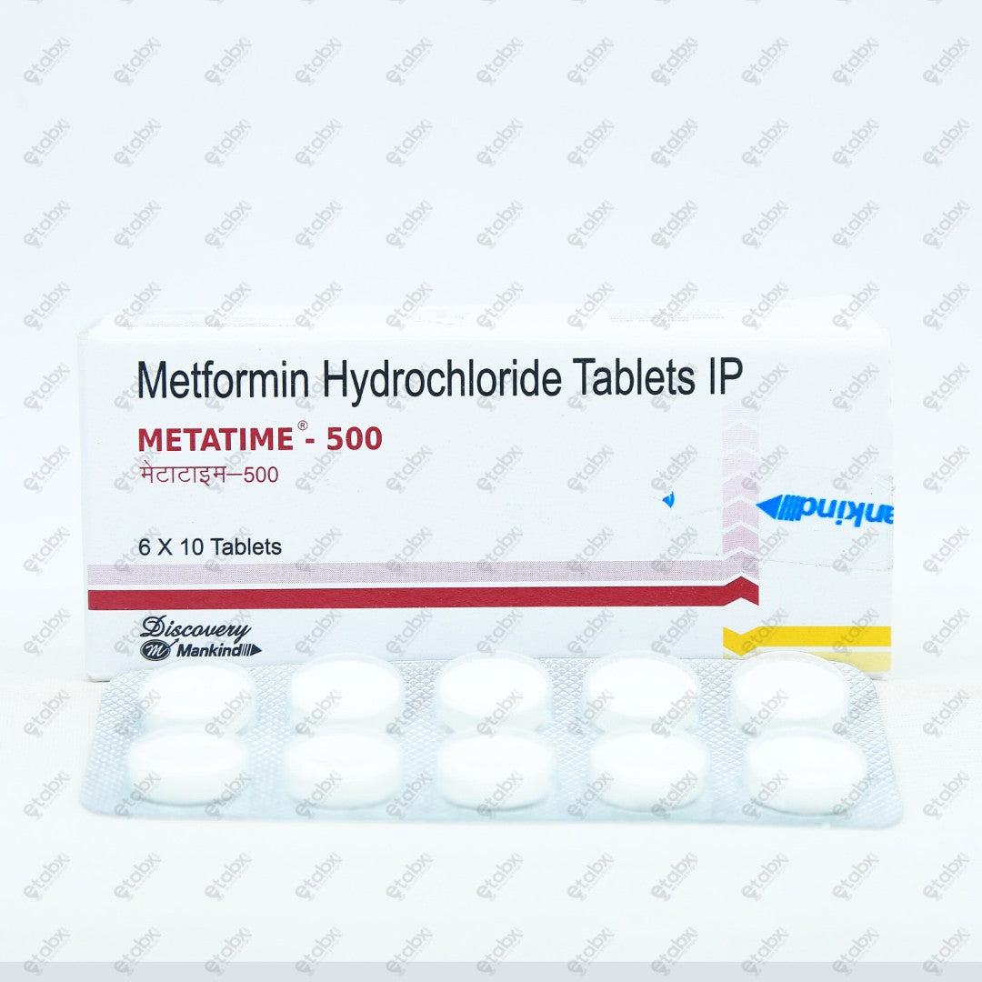 Metatime 500mg Tablet 10's