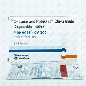 Mahacef CV 100mg Tablet 6's
