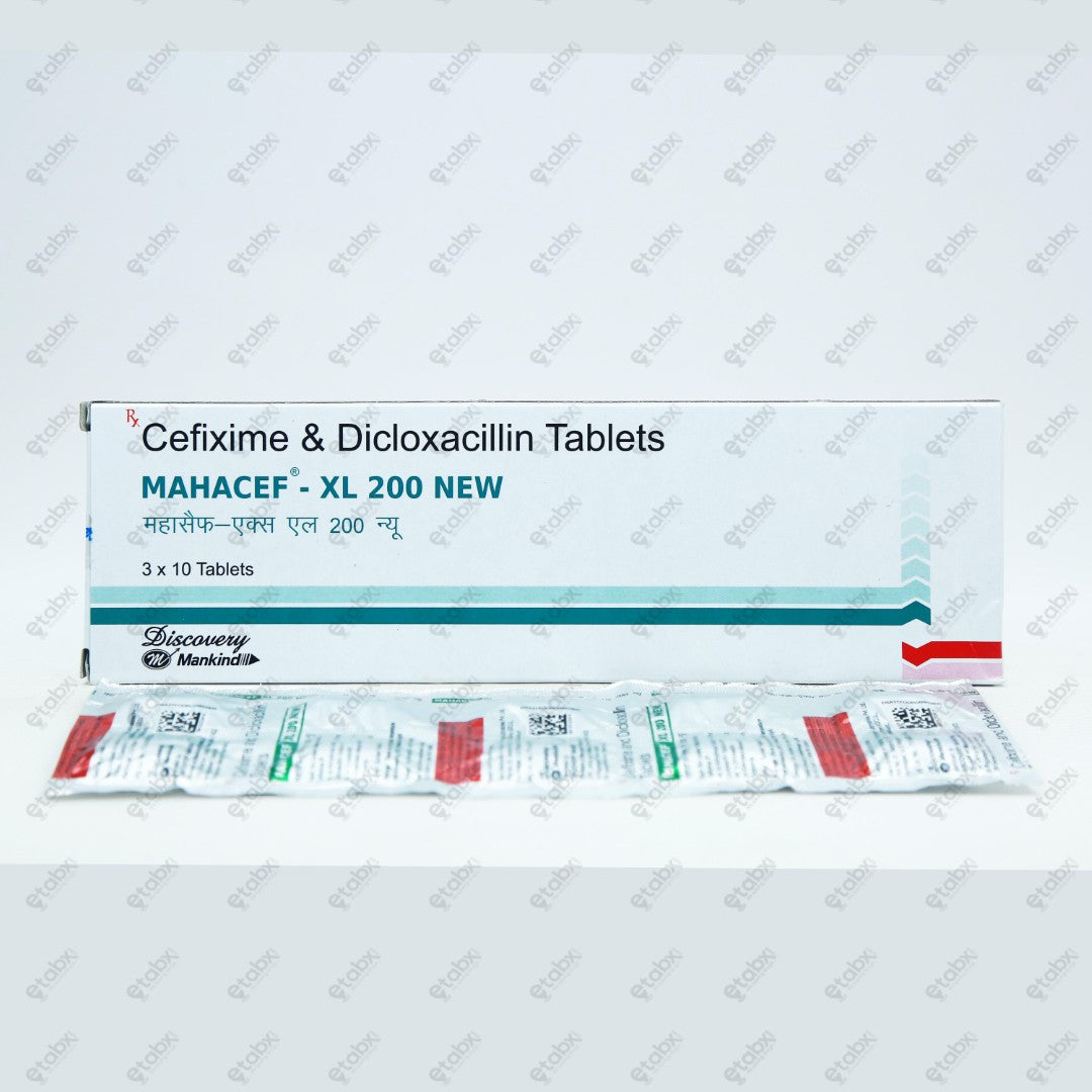 Mahacef XL 200mg New Tablet 10's