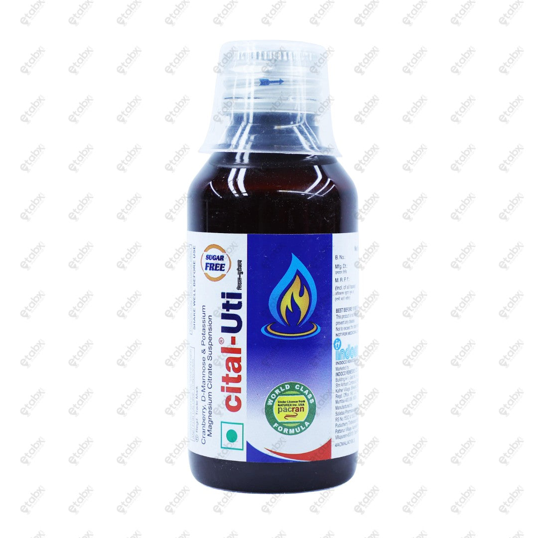Cital-UTI Sugar Free Oral Suspension 100ml
