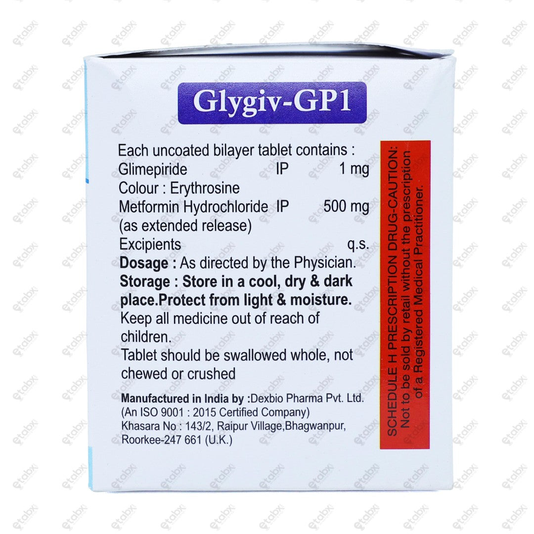 Glygiv GP1 Tablet 10's