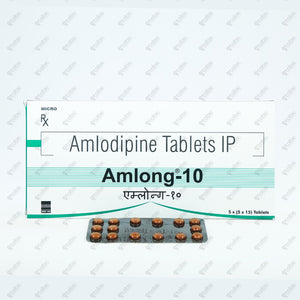 Amlong 10mg Tablet 15's