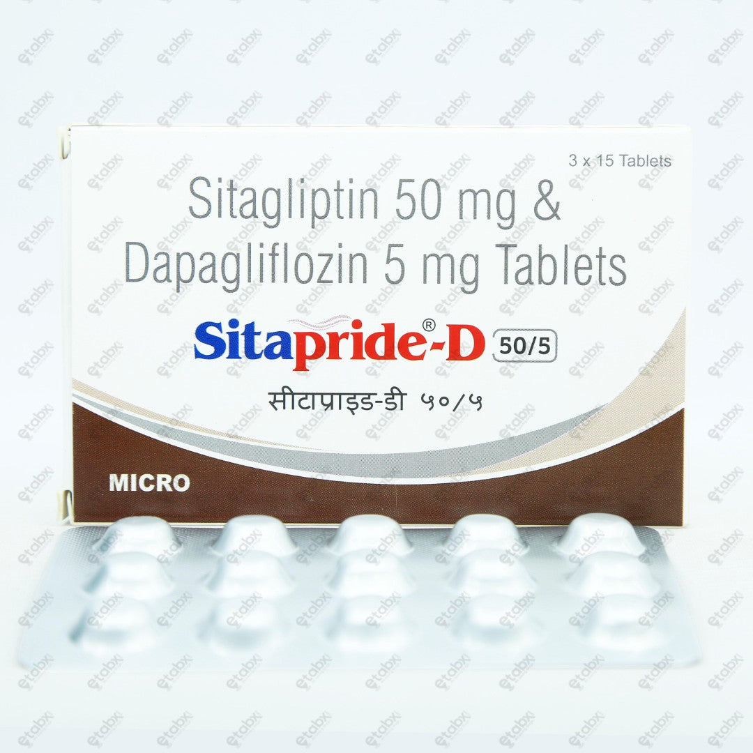 SITAPRIDE D 50/5 15 Tablets