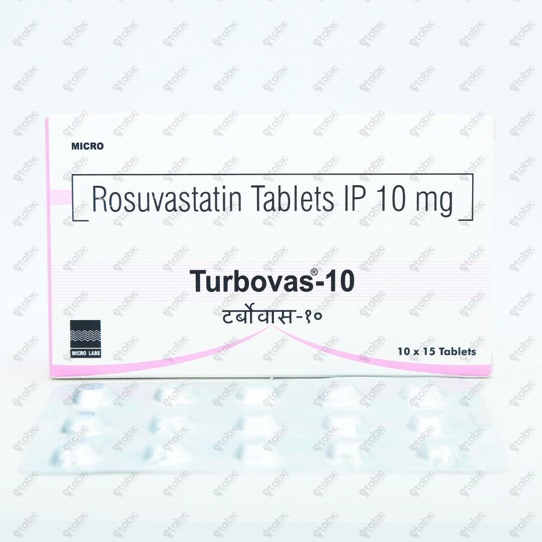 Turbovas 10mg Tablet 15's