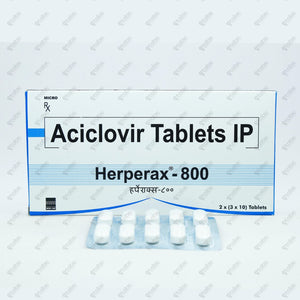 Herperax 800mg Tablet 10's