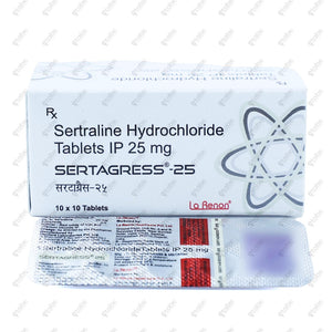 Sertagress 25mg Tablet 10's