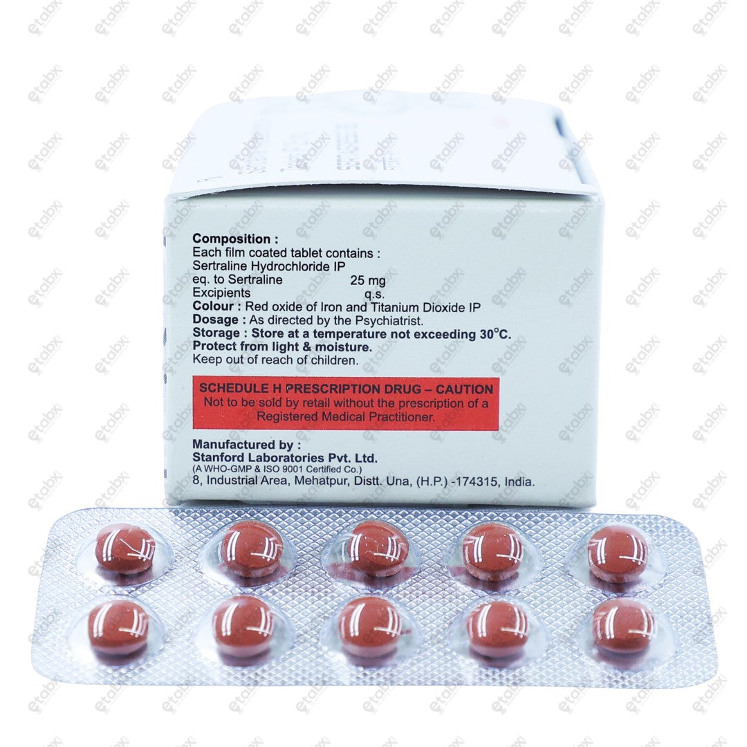 Sertagress 25mg Tablet 10's