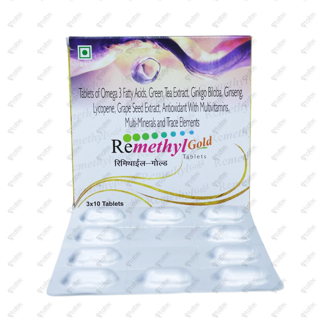 Remethyl Gold Tablet 10's
