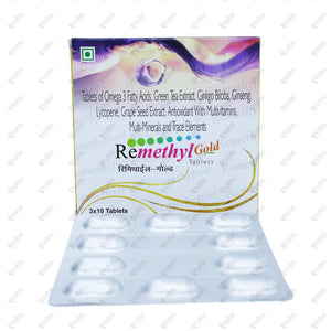 Remethyl Gold Tablet 10's