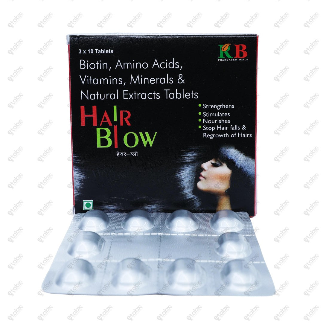 Hair Blow Tablet 10's