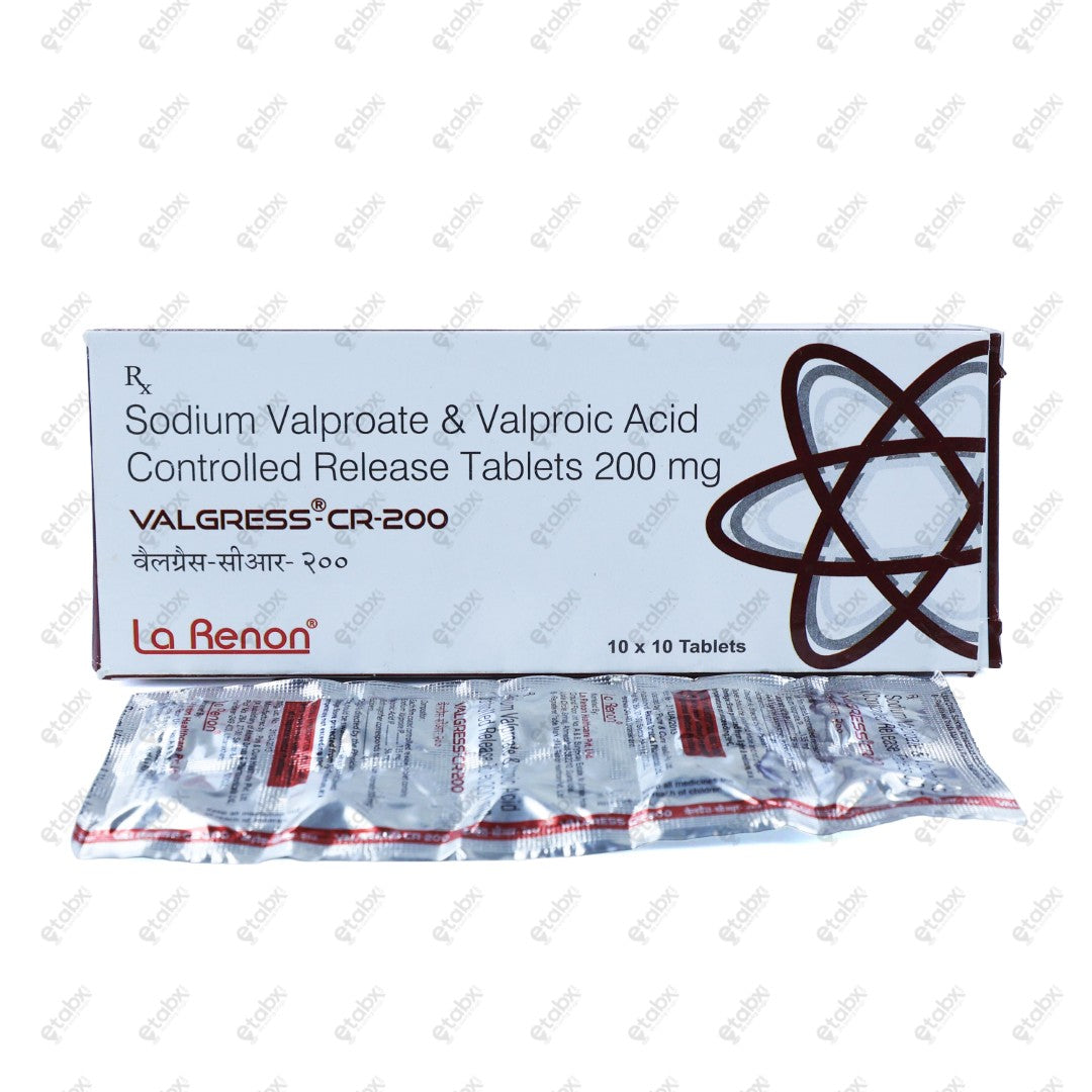 Valgress CR 200mg Tablets 10's