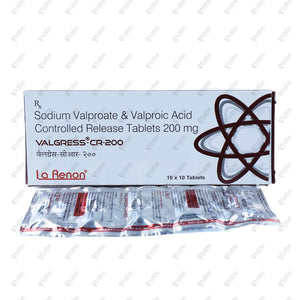 Valgress CR 200mg Tablets 10's