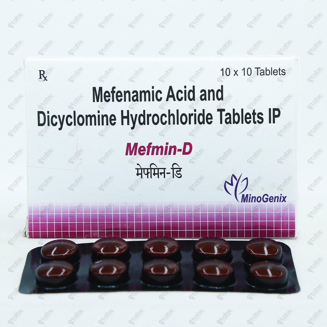 Mefmin D Tablet 10s