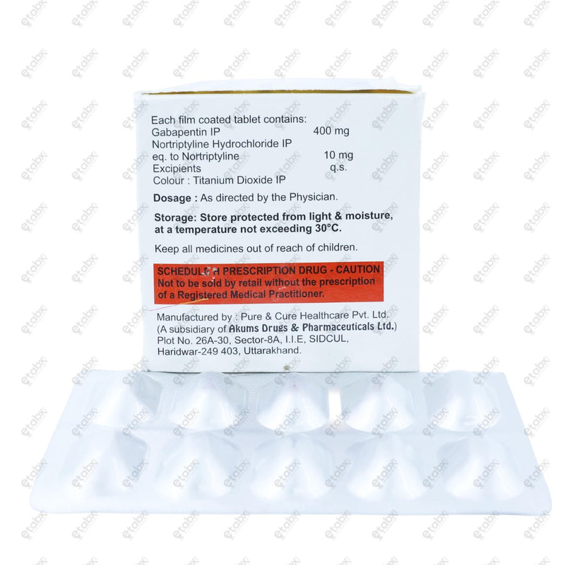 Gabagesic NT 400mg Tablet 10's