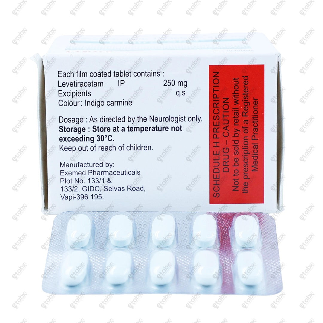 Epitra 250mg Tablet 10's
