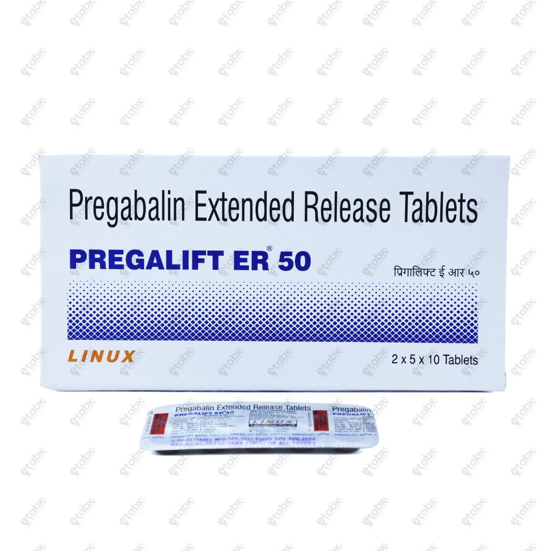 Pregalift ER 50mg Extended Release Tablets 10s