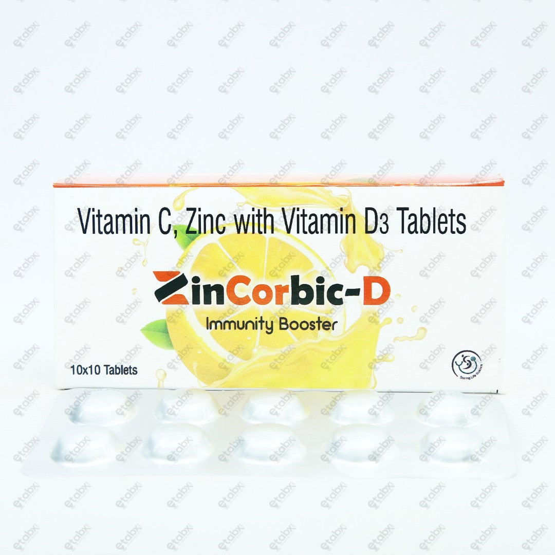 Zincorbic D Tablet 10's
