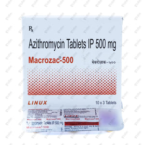 Macrozac 500mg Tablet 3's
