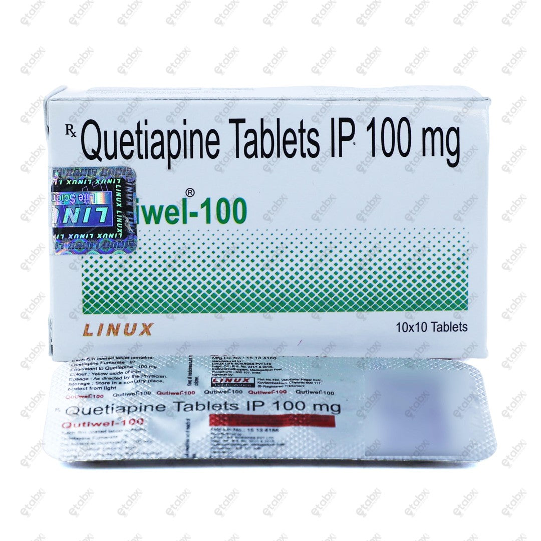 Qutiwel 100mg Tablet 10's