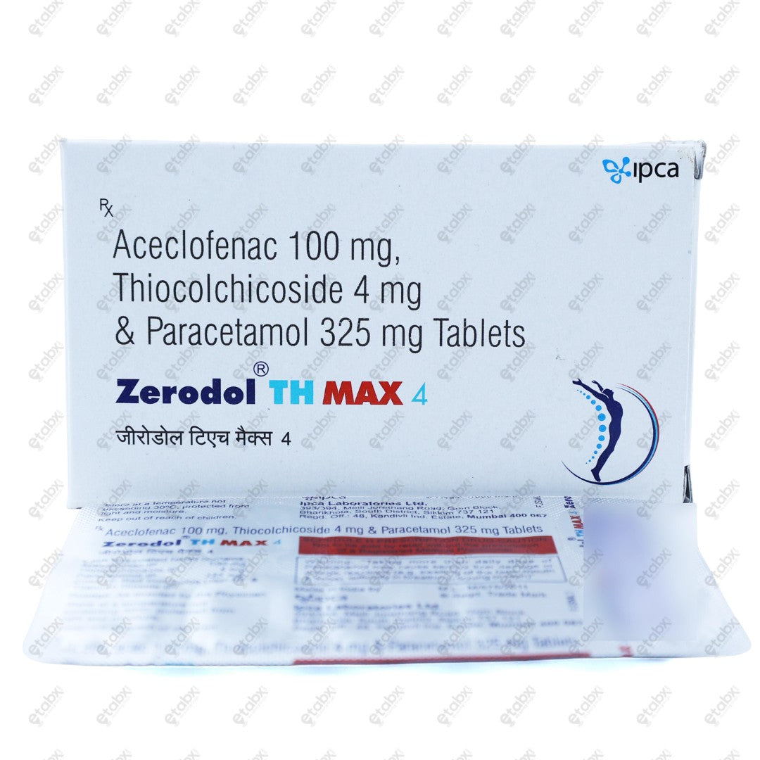 ZERODOL TH MAX 4mg Tablet 10