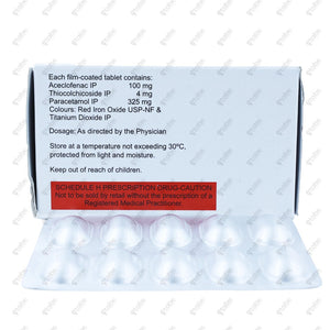 ZERODOL TH MAX 4mg Tablet 10