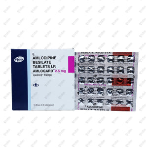 Amlogard 2.5mg Tablet 30's