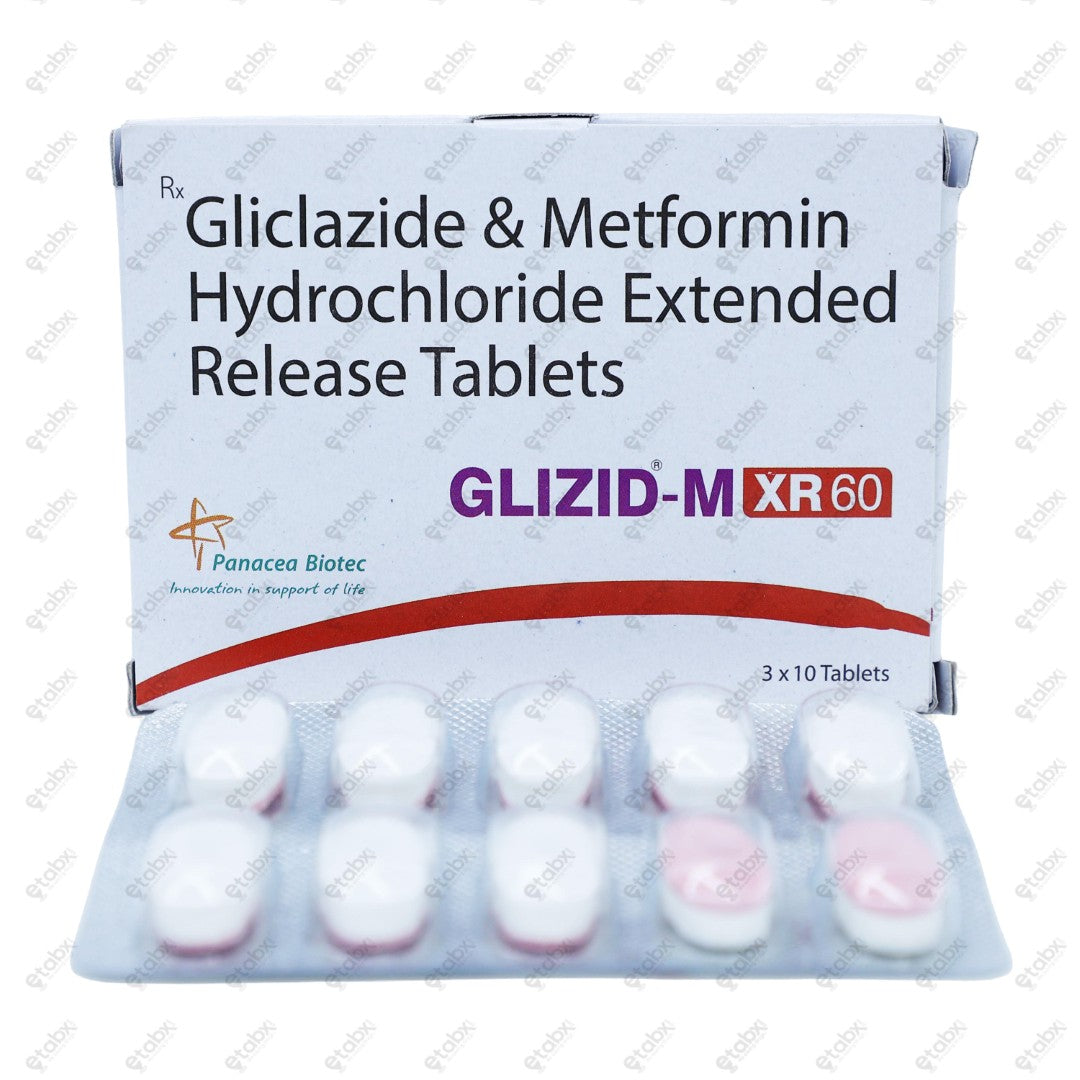 Glizid M XR 60mg Tablet 10s