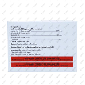 Glizid M XR 60mg Tablet 10s