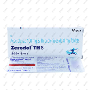 ZERODOL TH 8 Tablets (10's)