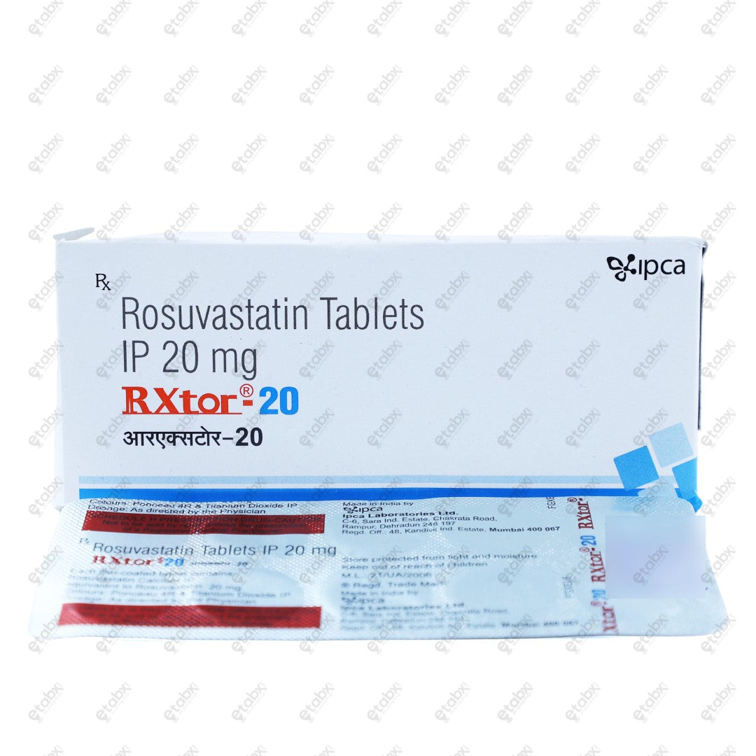 RXTOR 20mg Tablet 10's
