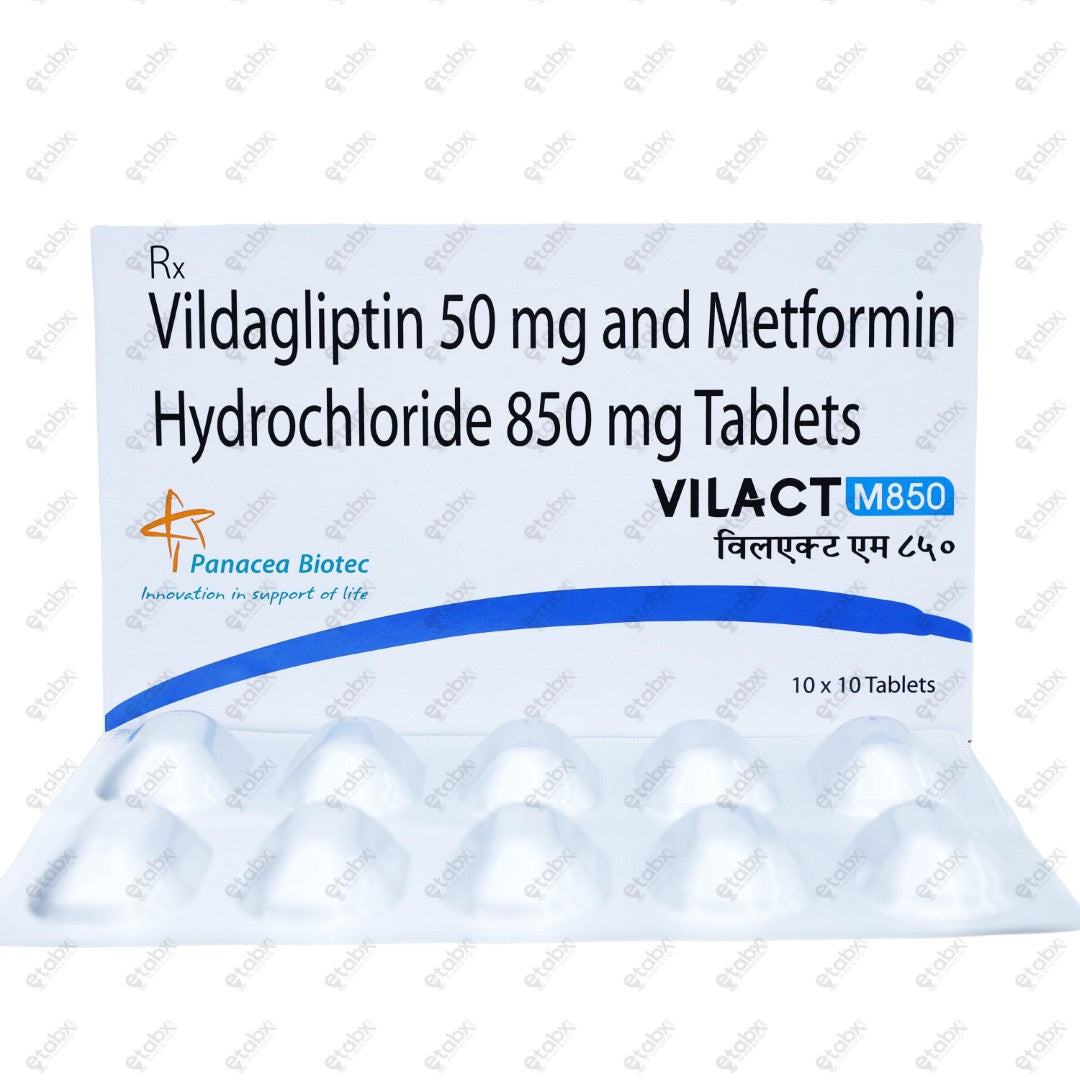 Vilact M 850mg Tablet 10's