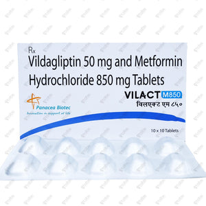 Vilact M 850mg Tablet 10's