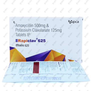 Rapiclav 625 Tablets 10's