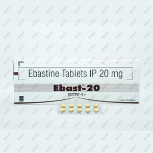 Ebast 20mg Tablets 15's