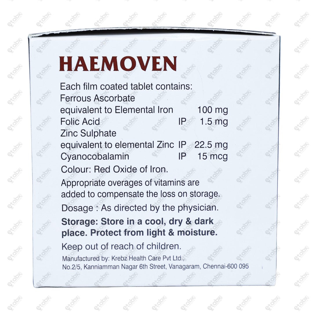 Haemoven Tablet 10's