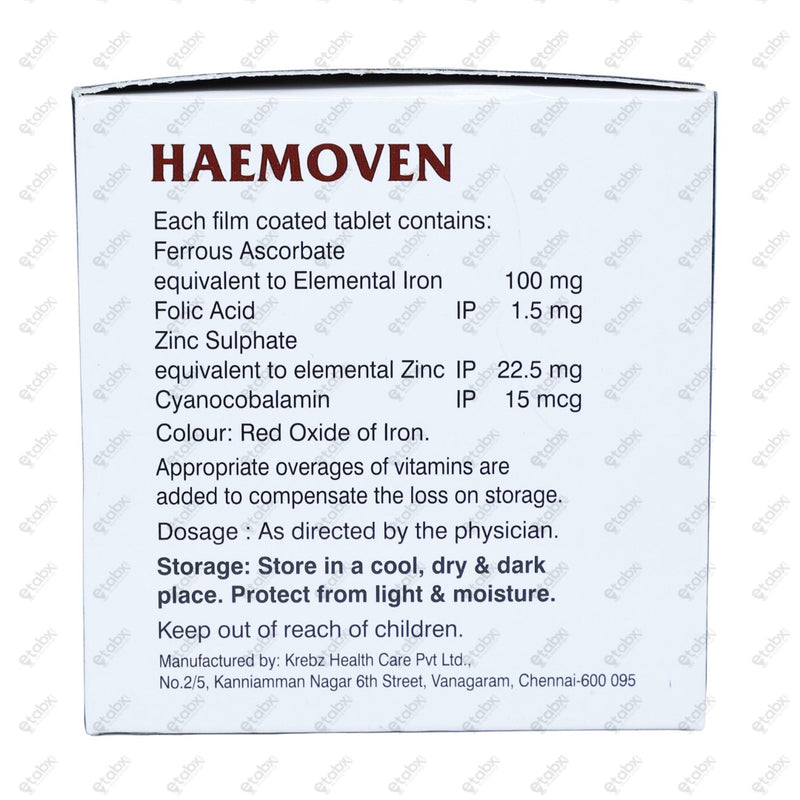 Haemoven Tablet 10's