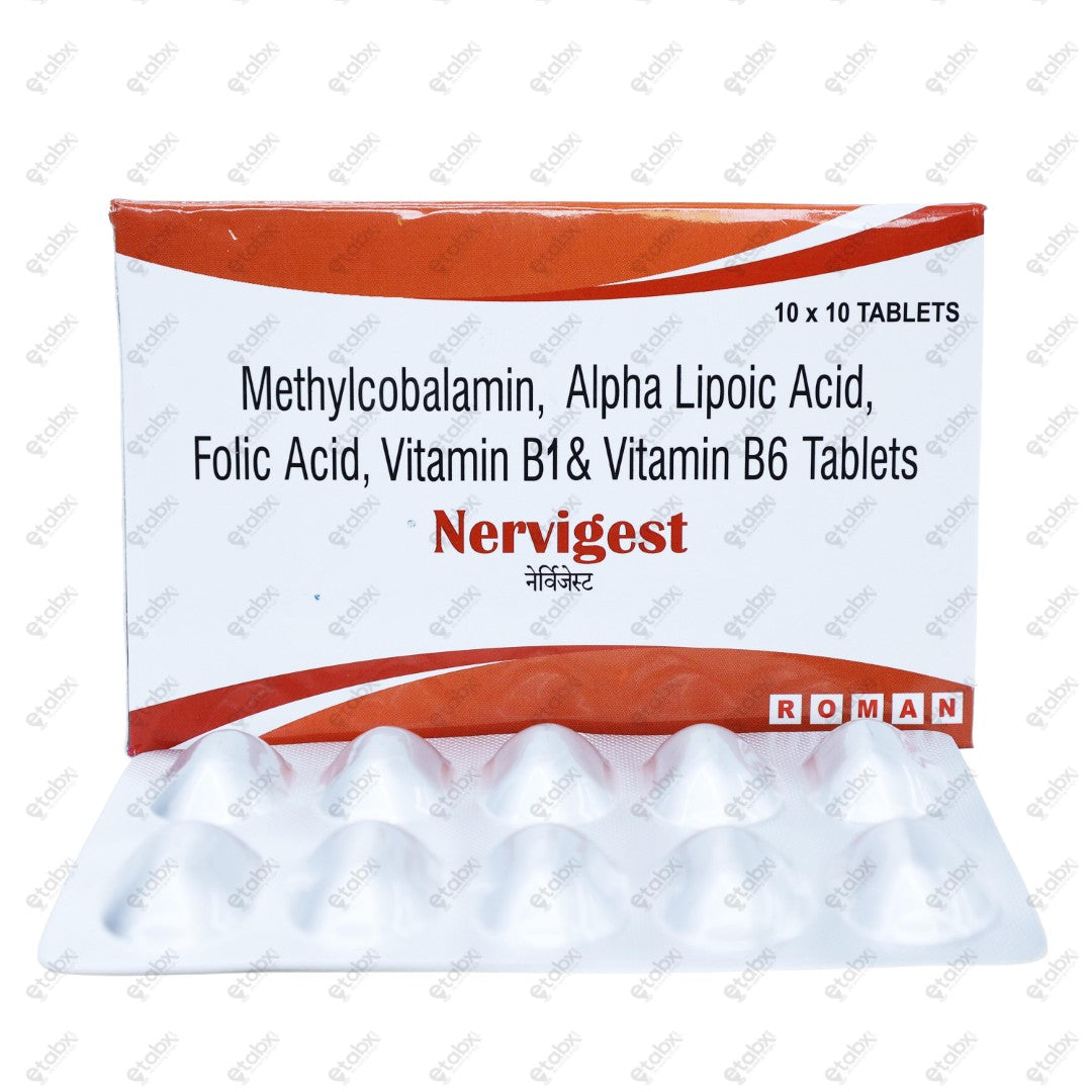 Nervigest Tablets 10's