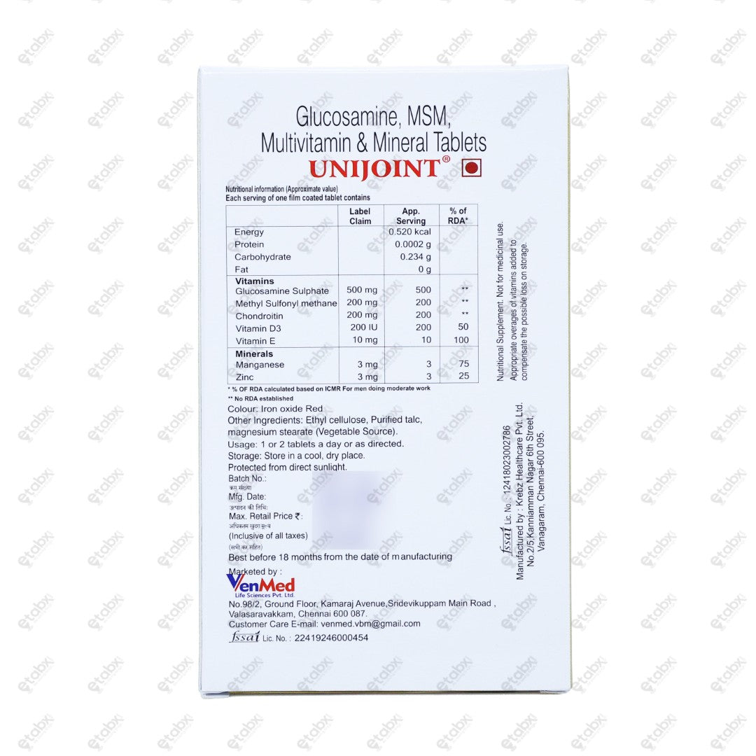 Unijoint Tablets 3x10's