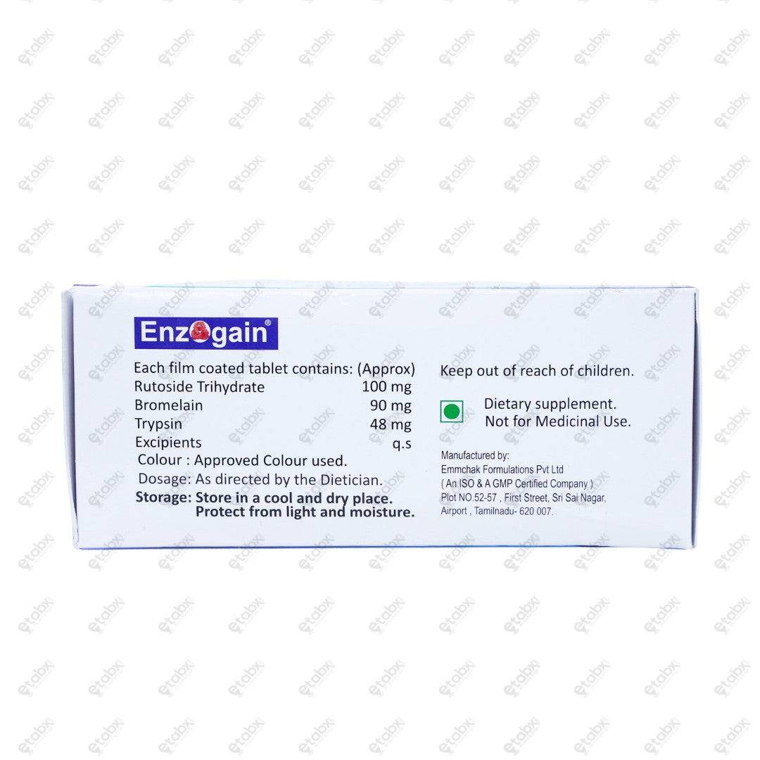 ENZOGAIN Tablet 10's
