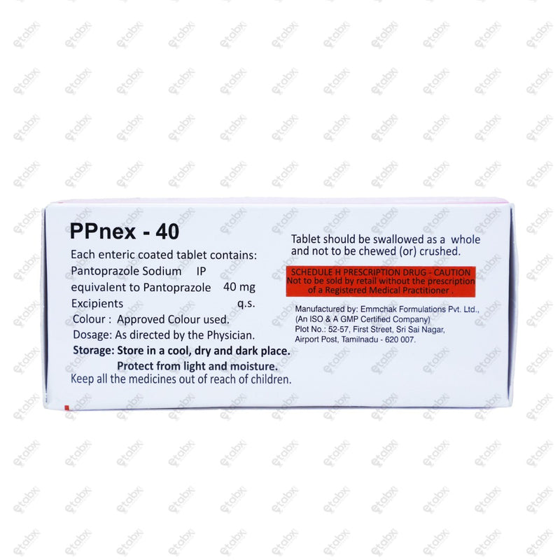 PPNEX 40mg Tablet 10's