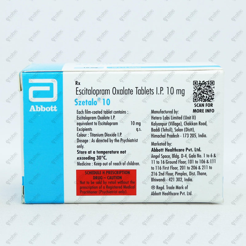 SZETALO 10mg Tablet 15's