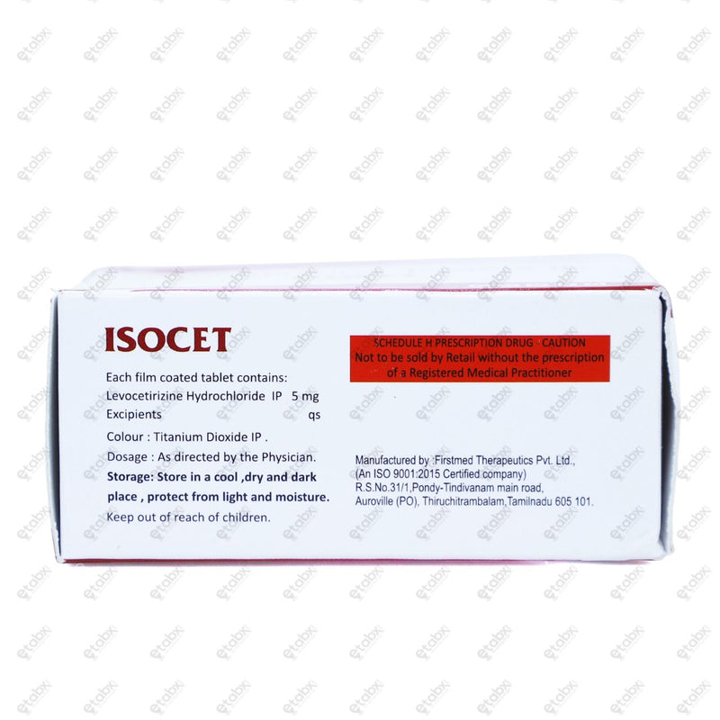 Isocet Tablets 10's
