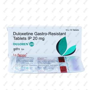 Duloren 20mg Tablets 10's