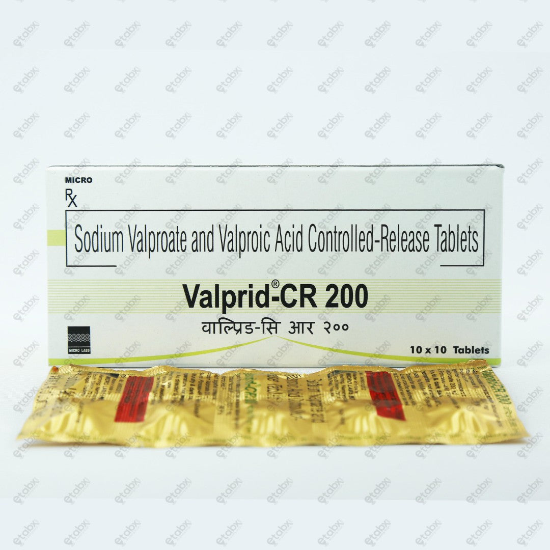 Valprid CR 200mg Tablets 15's