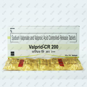 Valprid CR 200mg Tablets 15's