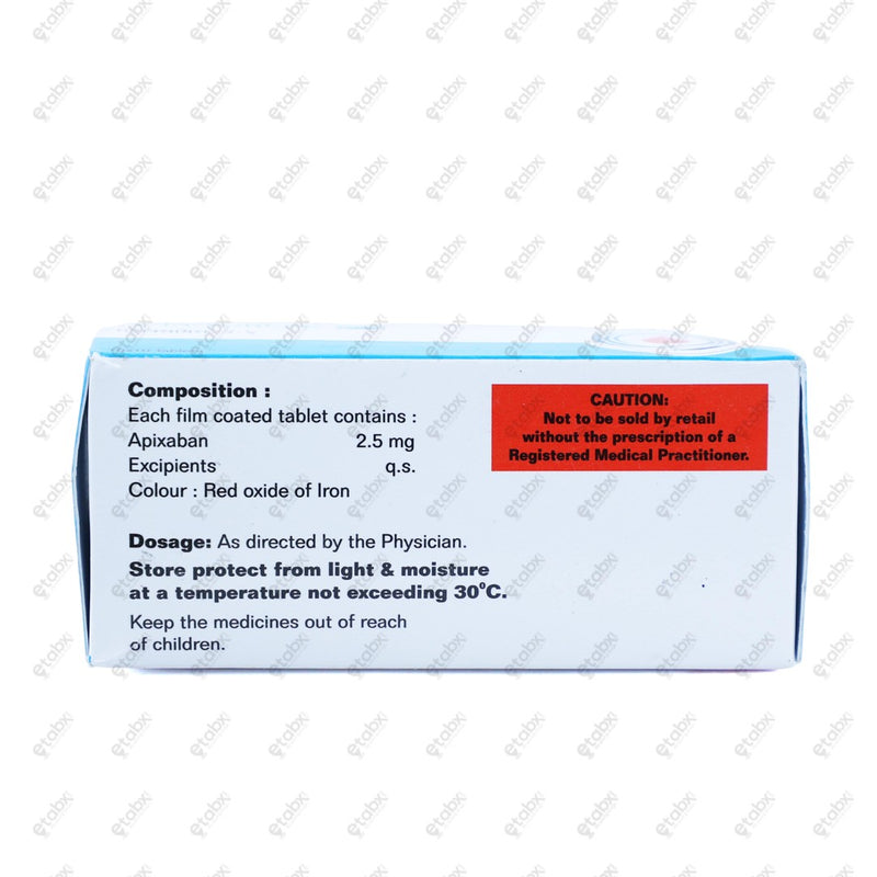 APIXAGRESS  2.5 TAB 10'S