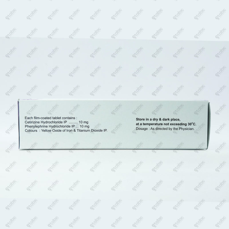 Allercet DC Tablet 10's (Cetirizine Phenylephrine)