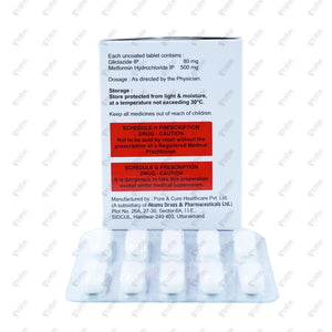 Glizihenz M 80mg Tablet 10'S
