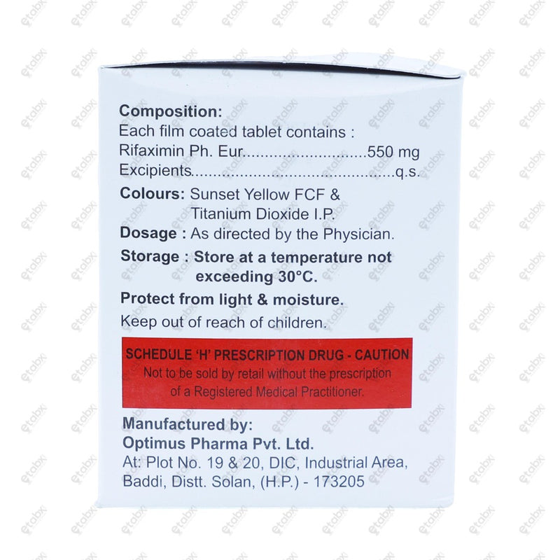 Rifaxigress 550mg Tablets 10'S