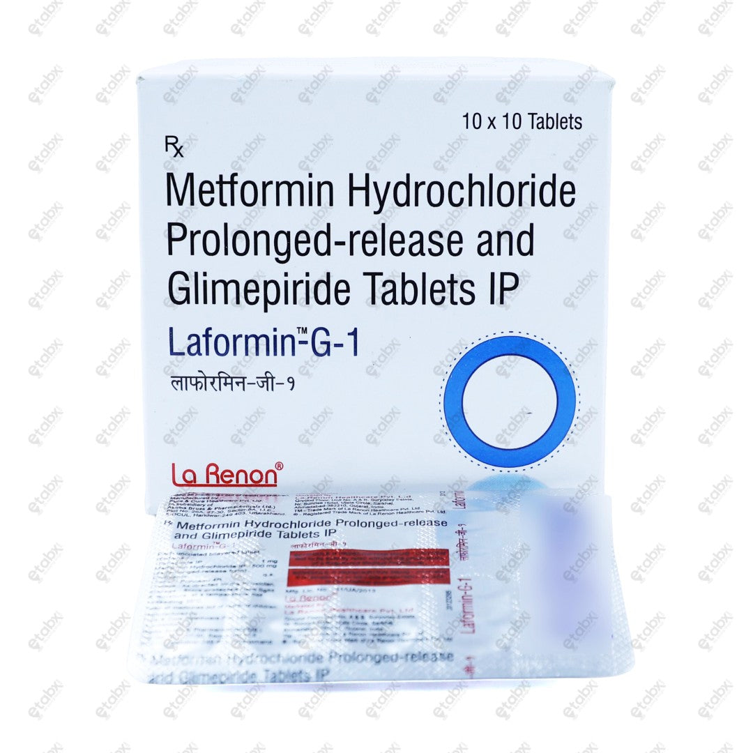 Laformin G 1mg Tablets 10's